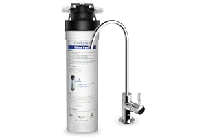 Geekpure 4-Stage Ultra Pure High Capacity Direct Connect Under Counter Drinking Water Filtration System -0.01 Micron