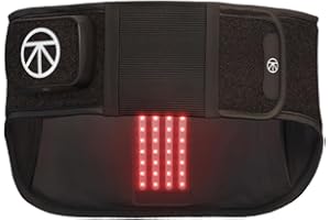 THERAGUN ThermBack LED by Therabody – 4-in-1 Back wrap with Heat, far Infrared, Vibration, and LED Light therapies for Fast-Acting Lower Back Pain Relief