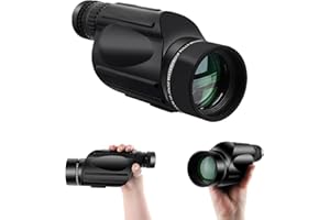 ToopMount Telescope 10-30x50 Monocular Diopter Focus Adjustable Fmc Green Film High Magnification Handheld Monoculars Waterproof Camping Bird Watching Compact Magnifying Optics Gift for Men Women