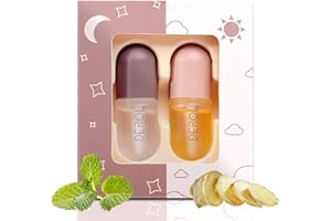 UTAPOSSIN Lip Enhancer, Repulpeurs de Lèvres, Coffret Repulpant à Lèvres Double Effet Jour et Nuit, Sérum Naturel Pour Lèvres, Réduit Ridules, Augmente L'élasticité Des Lèvres (2 Pièces)