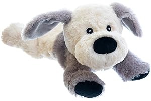 Habibi Plush Premium - 1948 Dog Puppy, avec coussin de grain amovible - animal en peluche chauffant / oreiller chauffant pour chauffer au micro-ondes / four