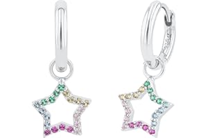 Prinzessin Lillifee Mädchen Kinder Ohrringe Ohrhänger Silber, Kommt in Schmuck Geschenk Box