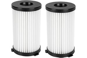 Koticidsin HEPA Filtres 2 pièces, pour Aspirateur VA20, Blanc/Noir