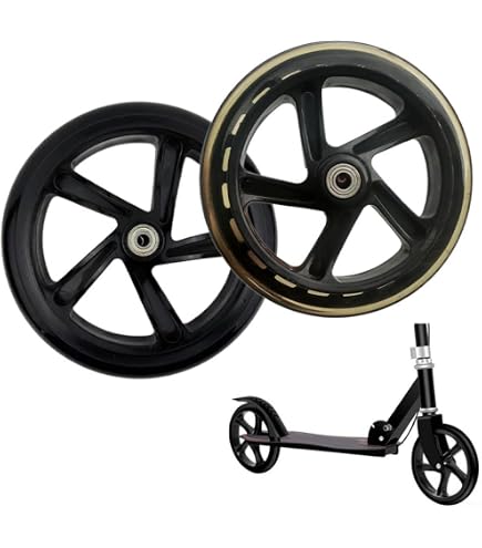 Roues De Rechange Pour Trottinette électrique - Tailles 145/180/200 Mm - Polyuréthane Silencieux - Roulements ABEC - Paire - 9