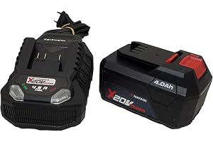 PARKSIDE Batteri PAP 204 20 V / 4 Ah + Snabbladdare PLG 20 (4,5 A) – kompatibel med PARKSIDE X 20 V Team