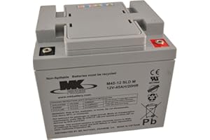 MK BATTERY MK M45-12 SLD M 12V 45Ah Mk Sealed Lead Acid Agm Mobility Scooter Battery