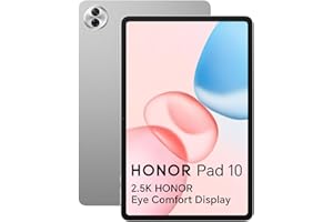 ‎HONOR HONOR Pad 10 Tablet 8+256 GB, 12,1 Zoll, 120 Hz, 2,5K-Display, Snapdragon 7 Gen 3, 10100-mAh-Akku, unterstützt 35 W Supercharge, sechs Lautsprecher, Android 15, WLAN-Tablets, grau