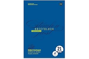 ‎STAUFEN Staufen Style Briefblock - DIN A4, 100 Blatt Briefpapier, Lineatur 21, 70 g/m², liniert, Staufenpost