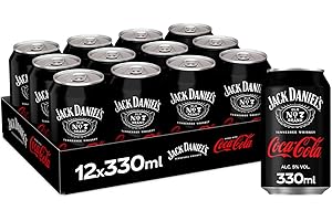 GIFT CREATION Jack Daniels & Coca Cola mix 330ml X 12 Cans - JD with Coke Mix