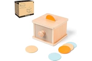 YAANI Münzwurf Montessori, Baby Spielzeug 6 Monate, Montessori Spielzeug Baby, Spielzeug ab 2 Jahr, Baby Spielzeug, Montessori Spielzeug ab 3 Jahre, Baby Spielzeug 1 Jahr