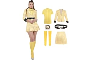 Cosplay.fm Women's Vinrtage Cosplay Costume Yellow Uniform