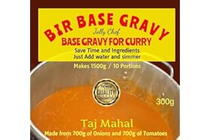JOLLY CHEF (BIR) Base Gravy for Curry 300g (Makes 1.5kg) | Make Restaurant Style Curries