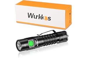 Wurkkos FC11C LED-ficklampa, superljus 1 300 lumen 4000 K 90CRI, 519A pärla USB C uppladdningsbar