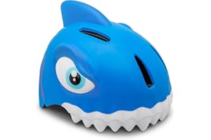 ‎CRAZY SAFETY Crazy Safety Kinder Fahrradhelm | Fahrradhelm Kinder 2-7 Jahren für Fahrrad, Skateboard, Radsport, Laufrad, Tretroller, Inlineskates | Leichter und Verstellbarer 3D Tierhelm 49-55 cm (Tiger Orange)