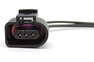 HISports Spina a 3 Poli Pre-Cablata - Pompa Carburante Multifunzione, Sensore Albero a Camme, Luminosa # 1J0973703, 8K0973703, 3D0973703