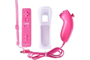 CaaWoo Controller per giochi di accelerazione WII WII U Motion Plus Custodia multigiocatore sottile con telecomando