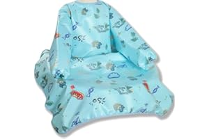 norinori Baby Bibs with Long Sleeves Specialized for Use in High Chair for 6 to 36 Months Toddlers, Waterproof Easy to Clean