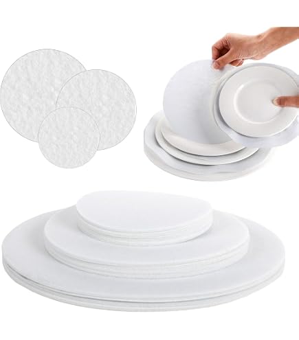 12 Protectores De Fieltro Para Sartenes - 3 Tamaños Diferentes, Evitan Rayaduras Al Apilar, Lavables A Mano, Color Rojo