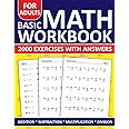 Basic Math Workbook For Adults Addition,Subtraction,Multiplication And Division Exercises With Answers: Simple Math Workbook For Adults With More Than ... And Division | Math Worksheets For adults