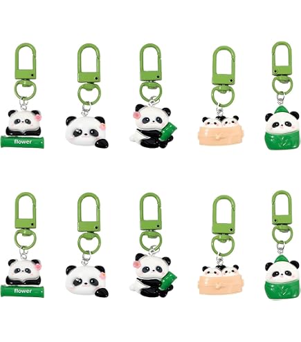 86-teiliges Panda Party-Mitgebsel Set – Mit Armbändern, Schlüsselanhängern, Tüten & Aufklebern