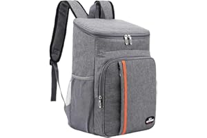 AUXDIQ Zaino da Picnic 18 Litri Zaino Termico Porta Pranzo Borsa Frigo Isoterma per Campeggio Barbecue