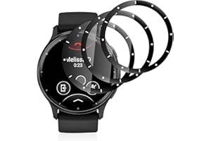 Funrae Schutzfolie Kompatibel mit Garmin Venu 3, [3 Stücke] Blasenfreie HD Anti-Kratz Displayschutzfolie Wasserdicht 3D TPU Weich Displayschutz Film Full Cover - Transparent