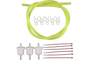 ‎GOOFIT GOOFIT gelb moto Gas Kraftstofffilter Linie Federklemmen Schellen Schlauch Schlauch Inner Dia Motorrad Öl Benzin Universal Dirt ATV Moped Roller Pack Tasche