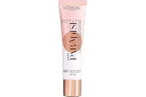 L'OREAL PARIS L'Oreal Paris Skin Paradise Crema idratante colorata, Idratazione fino a 24 ore, SPF20, 04 Medio, 0,039 kg