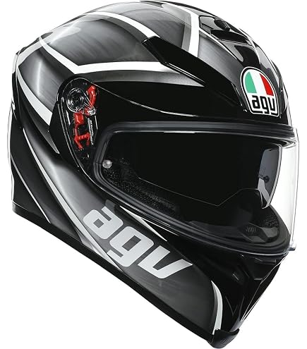 AGV K5-S Tempest Red Motorcycle Helmet MS Automotive