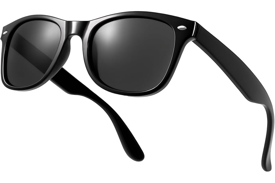 Komonee Drifter Sunglasses UV400 Protection Classic Style Retro Sun Shades Eye Glasses Unisex For Men Women Travel & Fashion – Lightweight Frame Fashion Eyewear for Outdoor Activities