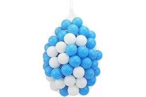 DIVCHI Playballs, Soft Pit Balls for Kids, Small Colourful Plastic Balls, durable, Smooth Surface and No Sharp Edges, Toxic Free, Multi Pack Baby Approved Playball Set