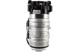 SWAN Aquatec CDP5900 Membranpumpe für Kupplung 8 mm 5/16 Zoll Schlauch für Umkehrosmose und Wasserspender Made in Italy