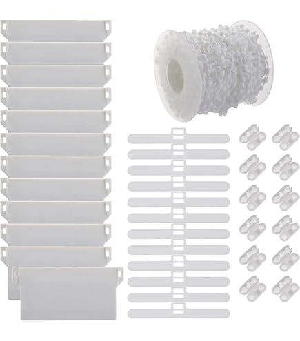 25 Ganci Per Tende Verticali 89mm - Ricambi Per Riparazione - Foto 7