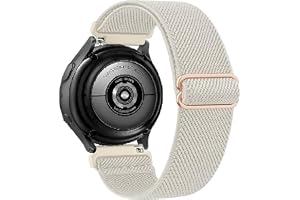 Elastisk Nylon Ersättningsband för Garmin Vivoactive 6/5/3, 20mm Sport Ersättningsrem Armband Klockarmband för Garmin Vivomov
