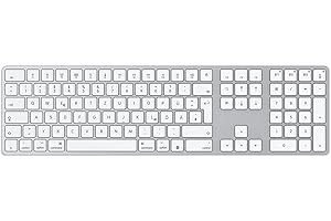 ‎OMOTON OMOTON Bluetooth Keyboard Wireless Keyboard for Apple MacBook Pro/Air, iMac, iMac Pro, Mac Mini/Pro, Rechargeable with 3 Bluetooth Channels, QWERTZ DE Layout