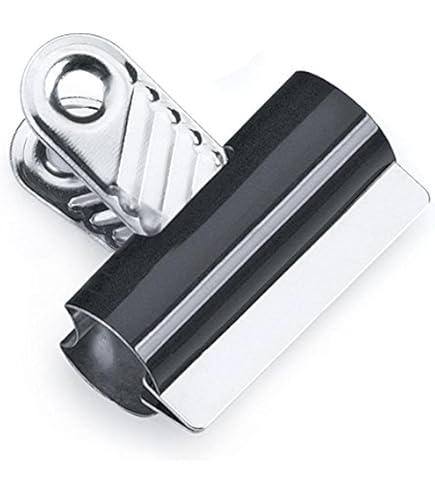Clip Bulldog Metalliche - 12 Pezzi Da 38mm Per Ufficio E Casa, Morsetti Forti - Foto 11