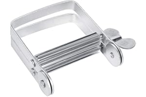 SATTIE Caredy Wyciskarka do tubek, aluminiowa wyciskarka do wałków, nadaje się do pasty do zębów, zestaw wałków