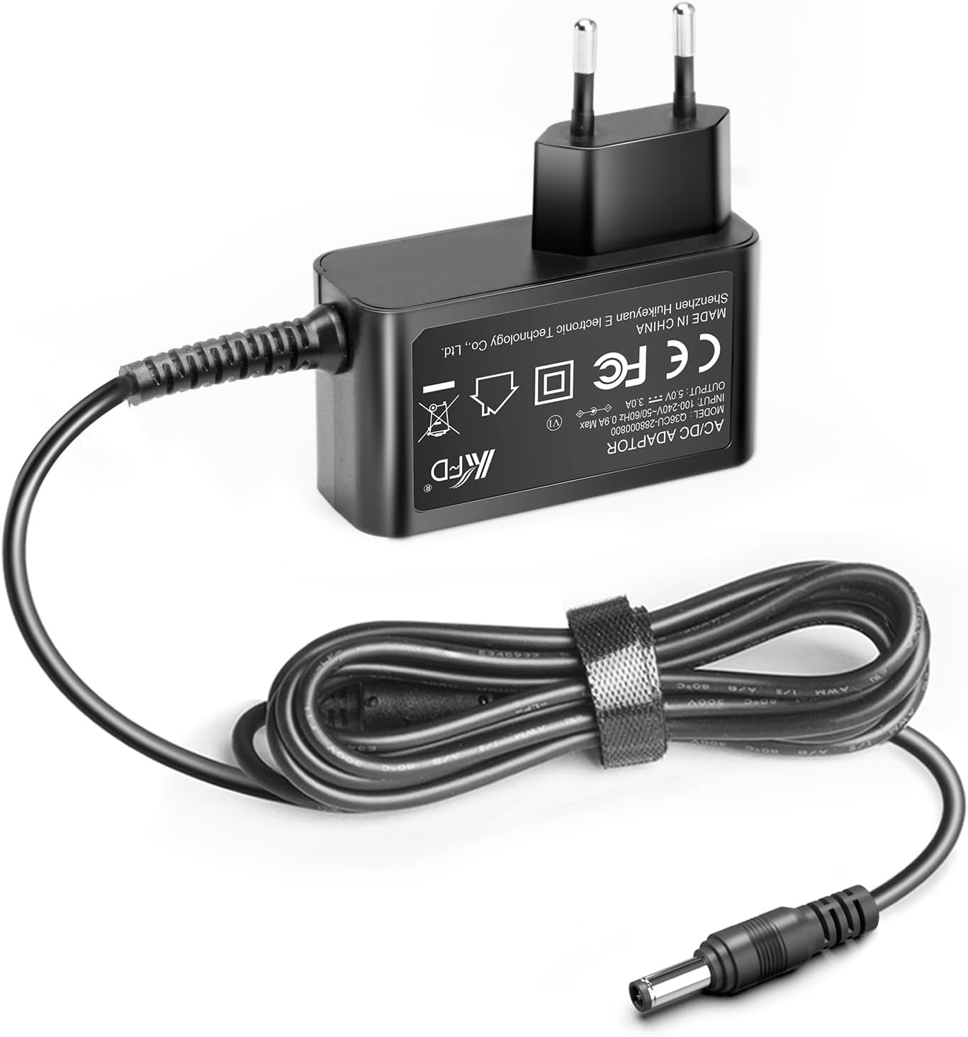 KFD 5V 3A Adaptador de Corriente Cargador para Brother ADS-1190 ADS-1200 ADS-1250W ADS-1300 ADS-1700W Compact Color Desktop Scanner ADS1700WUN1 SA-AD-001 US UU318-0530 Fuente de Alimentación Charger