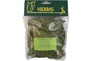 PLAMECA - Bolsa de Laurel Hoja Entera, Hierba Natural, para Infusión, Numerosos Beneficios, Antioxidante, Antiinflamatoria, Calmar la Indigestión, Reduce Nivel de Glucosa - 25 gr