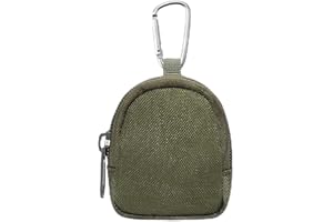 ​​AzureRay Mini Porte-Monnaie & Pochette pour Enfants – Porte-Coin avec Fermeture Éclair et Anneau, Style Mini Sac à Dos – Pratique pour Mademoiselle & Garçon (Noir)​ (Vert)