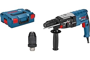 Bosch Professional perforateur GBH 2-28 F (avec poignée auxiliaire, butée de profondeur 210 mm, chiffon, mandrin automatique 13 mm, mandrin interchangeable SDS plus, L-BOXX)