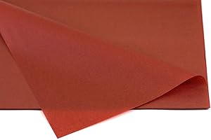 Creativery Lot de 10 feuilles de papier de soie - 50 x 75 cm - Multicolore - Bordeaux - 270