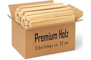 SOUK ONE Bois d’allumage - 15 kg - Bois sec - Prêt à l'emploi - Efficace et propre - Fumoir - Barbecue - Cheminée - Poêle - Brasero - Feu de camp - Décoratif - Sans produits chimiques - Unflavored