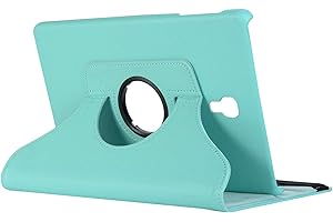 Lobwerk - Funda para Samsung Galaxy Tab A SM-T590 T595 de 10,5 pulgadas, carcasa Smart Cover giratoria 360° + lápiz táctil azul claro