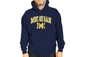Campus Colors Long Sleeves NCAA Adult Arch & Logo Gameday Unisex Hooded Sweatshirt