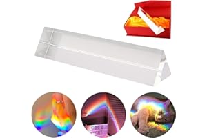 Prisme Photographie, Prisme Arc-en-ciel, Prisme D'enseignement, Prisme Triangulaire En Verre Optique, Avec Boite Cadeau,Prisme Cristal K9 Pour Spectre De Lumière - Prisme Triangulaire Pour Effet Photo