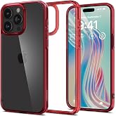 Spigen Apple iPhone 15 Pro ile Uyumlu Kılıf Ultra Hybrid Deep Red - ACS07055