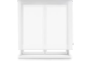 INTERBLIND | Estor Enrollable Premium Tejido Screen - Estor Enrollable Tamaño 160x180 Ancho por Alto Reducción de Destellos y Protección Solar Efectiva - Estor Tamaño Tela 157x175
