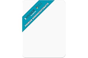 ‎KAISER PLASTIC PREMIUM Bodenschutzmatte transparent | TÜV-zertifiziert | für Hartboden | 75 x 120 cm