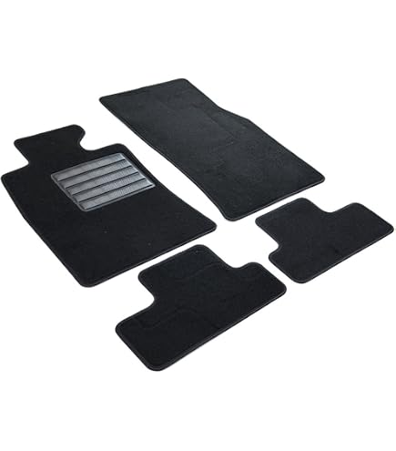Cora Set 4 Tappeti Auto In Moquette Per Renault Talisman – Antiscivolo, Fissaggi Fix Point, Nero - 2